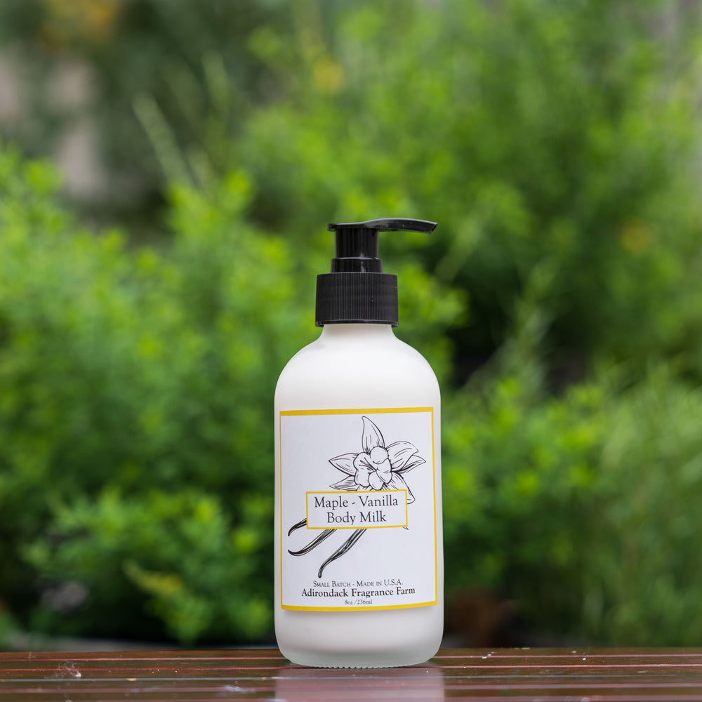 Lait corporel à l'érable et à la vanille 8 oz