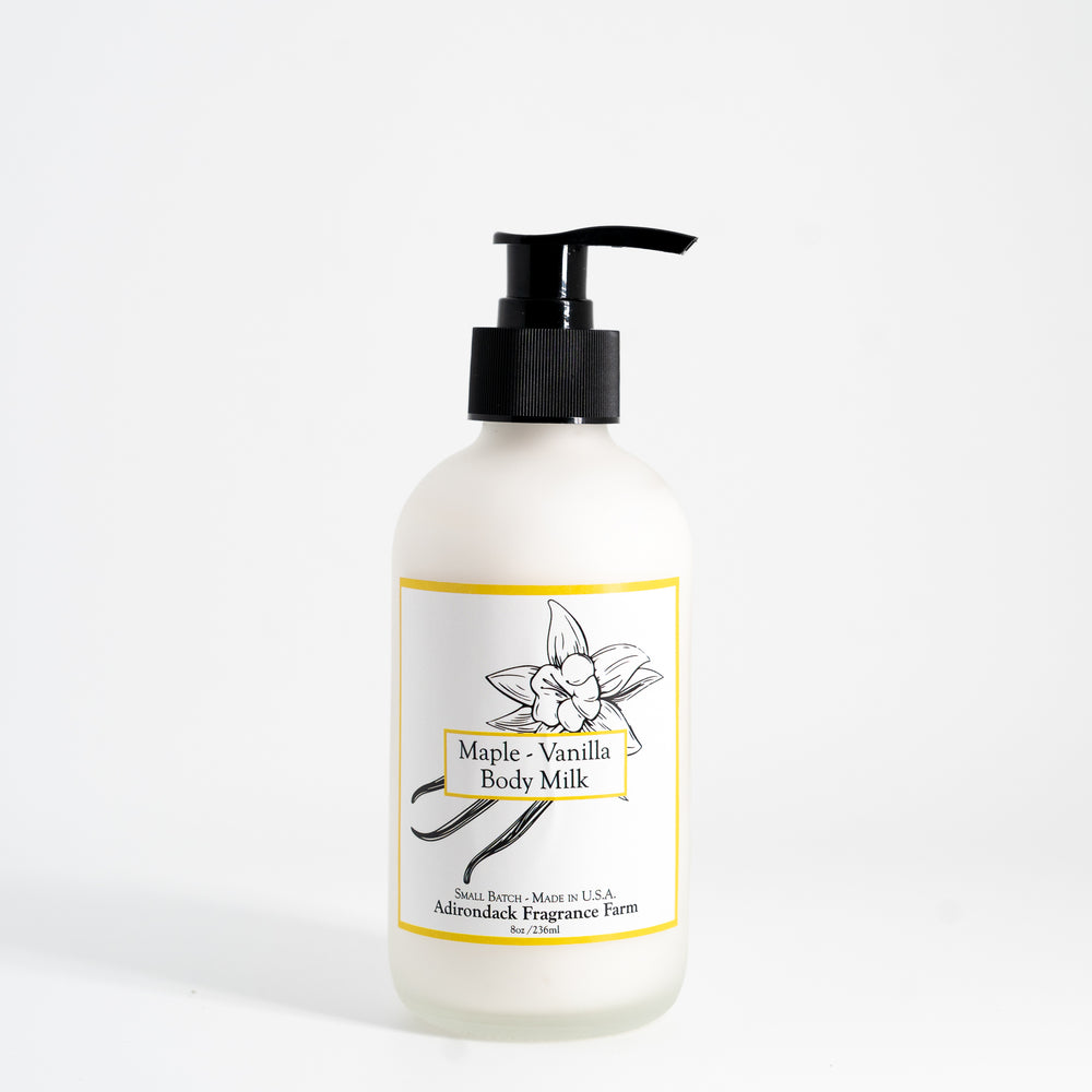 Lait corporel à l'érable et à la vanille 8 oz