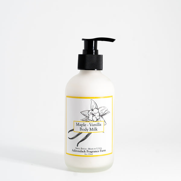 Lait corporel à l'érable et à la vanille 8 oz