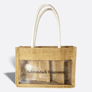 Sac à bougie en toile de jute