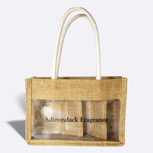 Sac à bougie en toile de jute