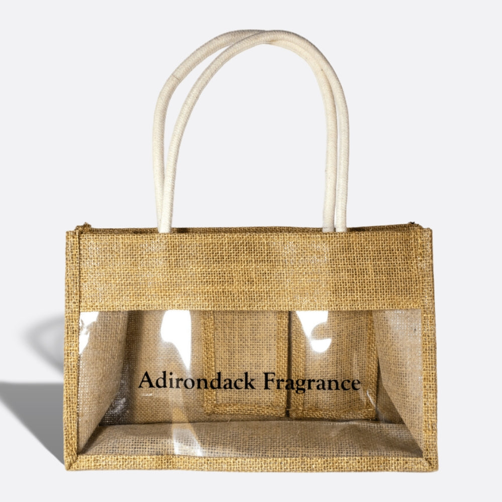 Sac à bougie en toile de jute