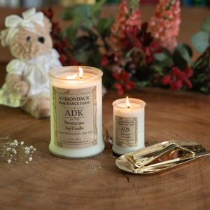 Bougie au foin d'odeur