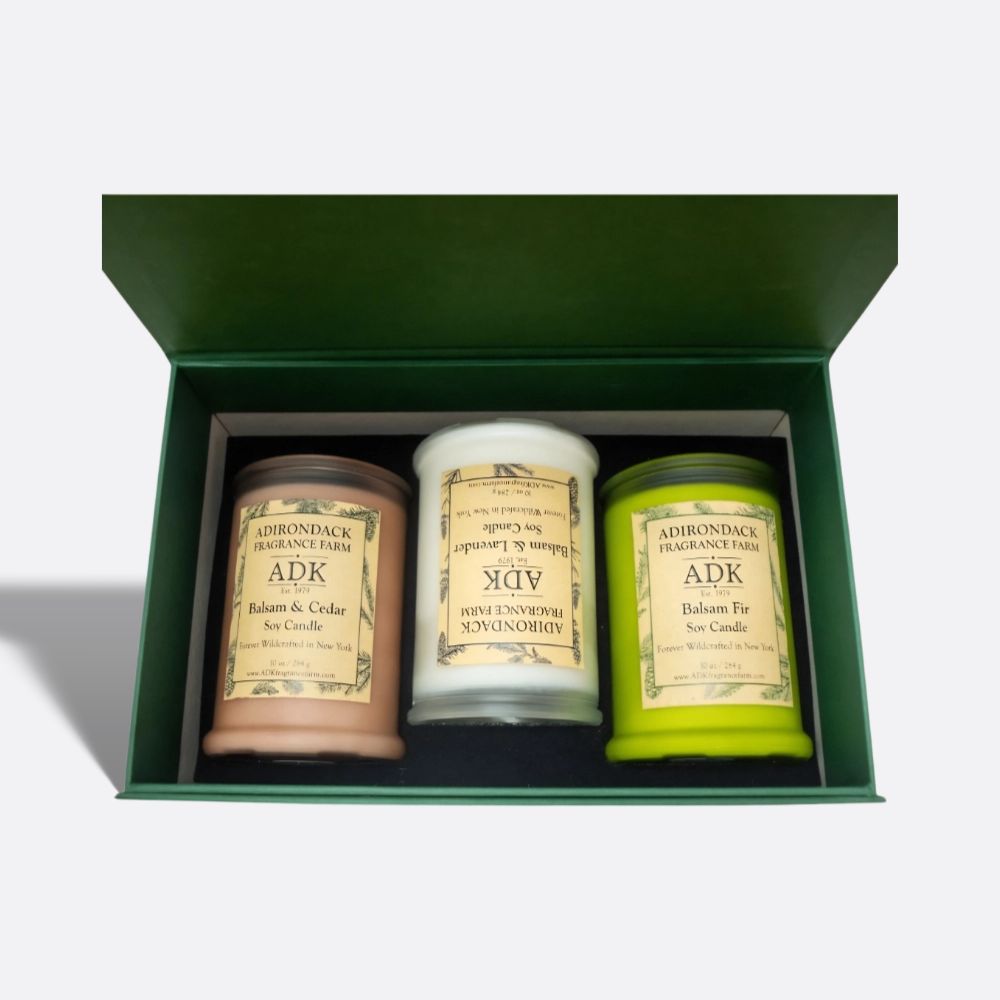 Coffret de bougies Classic Balsam 3x10 oz
