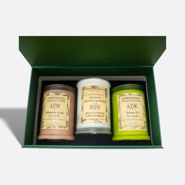 Coffret de bougies Classic Balsam 3x10 oz