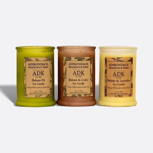 Coffret de bougies Classic Balsam 3x10 oz