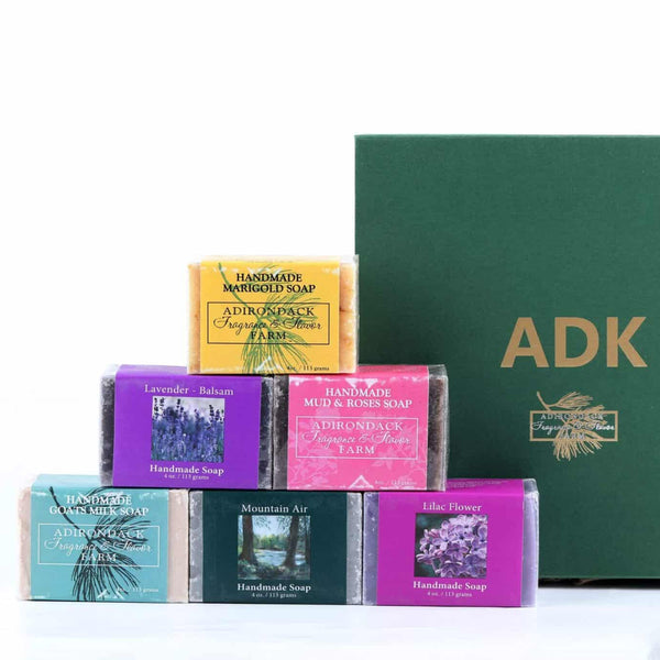 Coffret cadeau de 6 savons faits à la main - 113 g