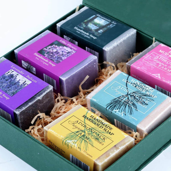 Coffret cadeau de 6 savons faits à la main - 113 g
