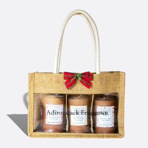 Coffret de bougies de Noël au cacao