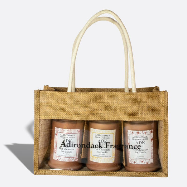 Coffret de bougies de Noël au cacao