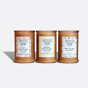 Coffret de bougies de Noël au cacao