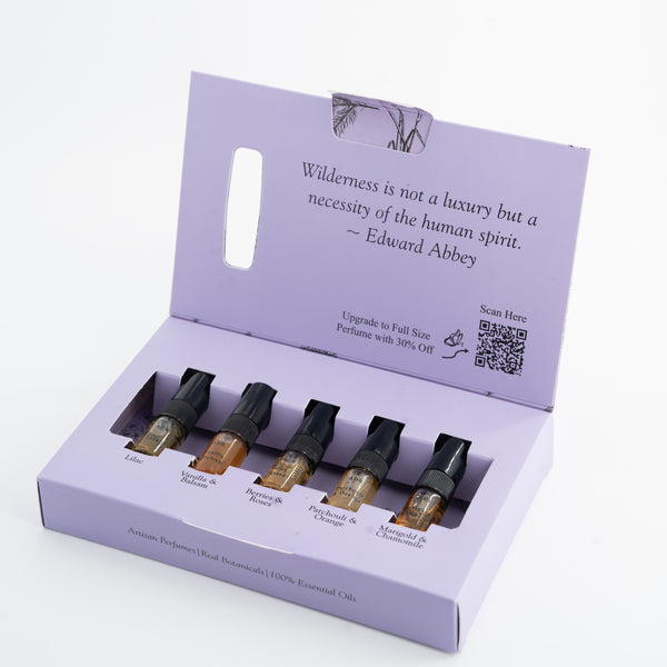 Coffret Découverte de Parfum Botanique en Spray 0,07 oz x 5