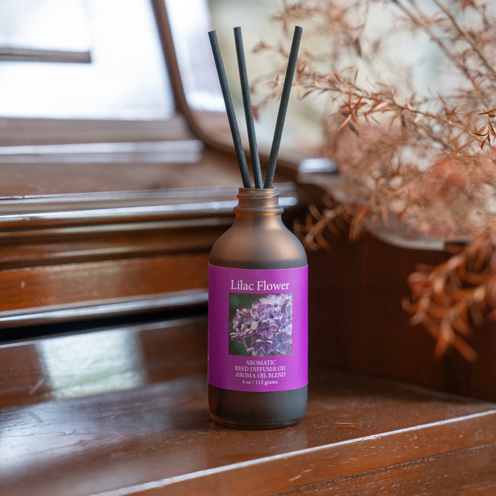 Diffuseur de roseaux lilas 4 oz