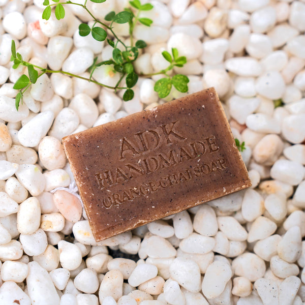 Barre de savon Orange Chai 4 oz non emballée