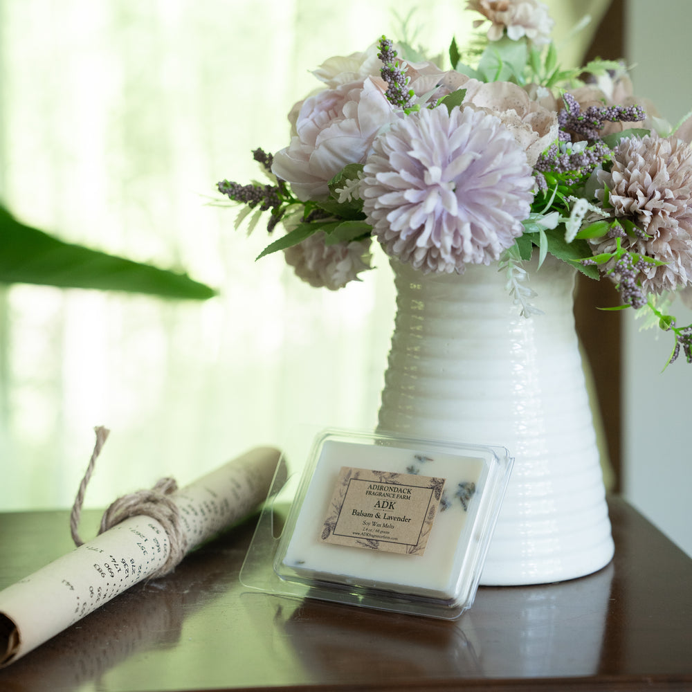 Fondants de cire de soja au baume et à la lavande 2,4 oz