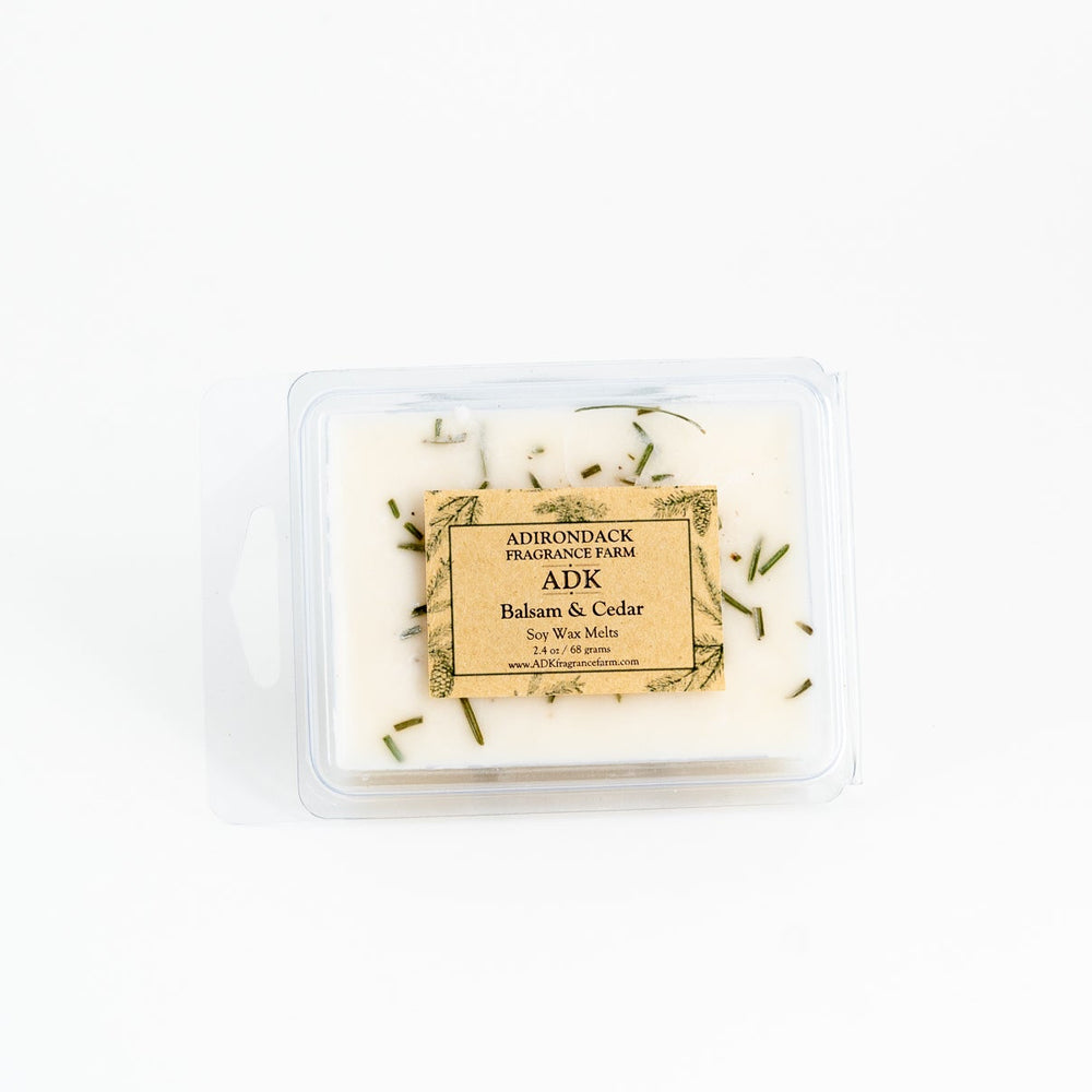 Cire de soja fondante au baume et au cèdre 2,4 oz