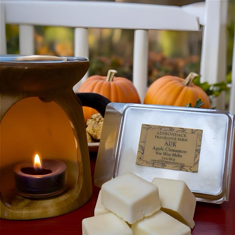Cire de soja fondante à la pomme et à la cannelle 2,4 oz