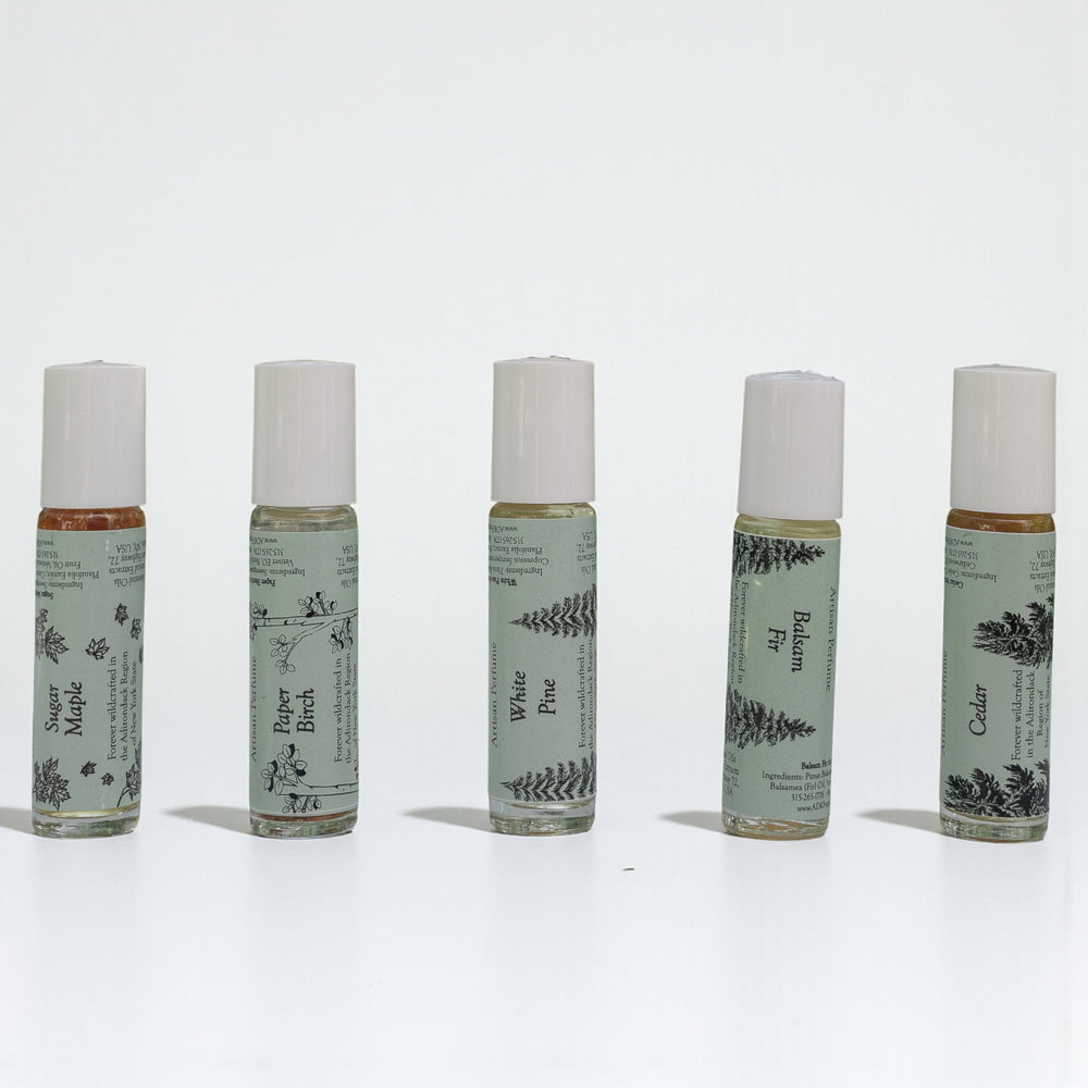 Coffret découverte de 5 rollers parfumés botaniques 0,33 oz