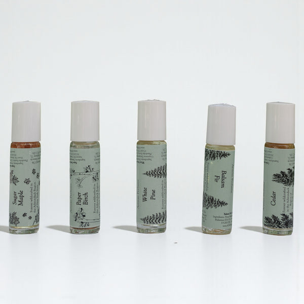 Forest Serenity Perfume Roller Discovery Set 0.33 oz x 5