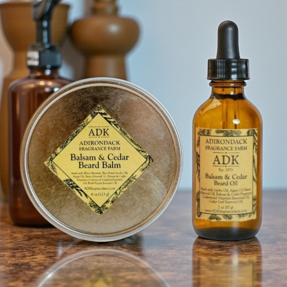 Coffret de soins pour la barbe au baume et au cèdre