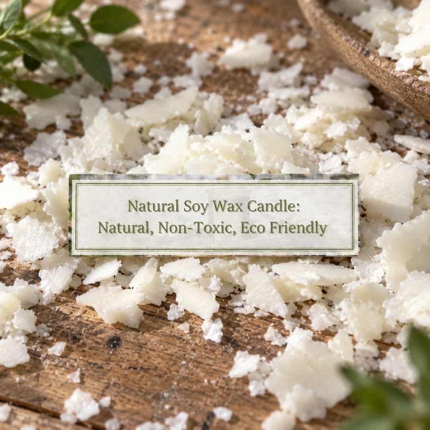 Soy Wax Candles: 100% Fully Natural, Non-Toxic, Eco Friendly