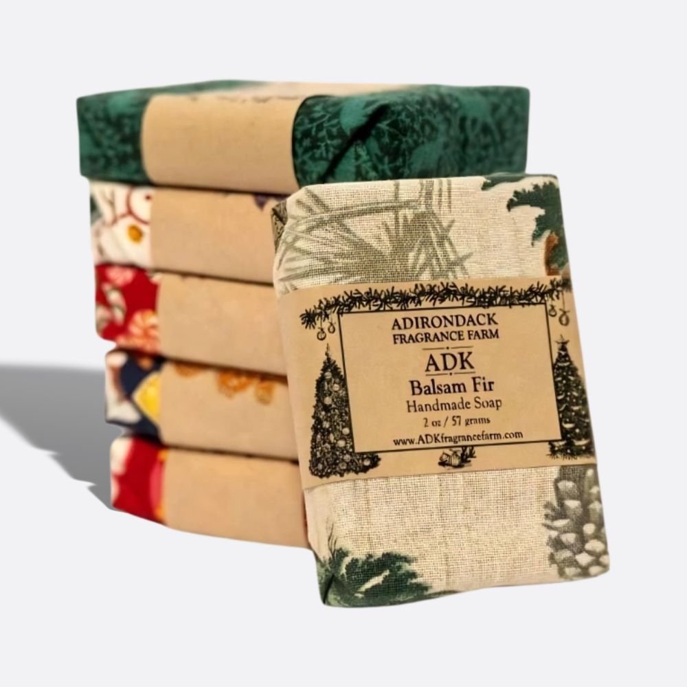 Balsam Cedar Soap 2oz Cloth Wrapped (2)