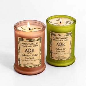 Balsam Candle Duo | Balsam & Cedar + Balsam Fir Soy Candles