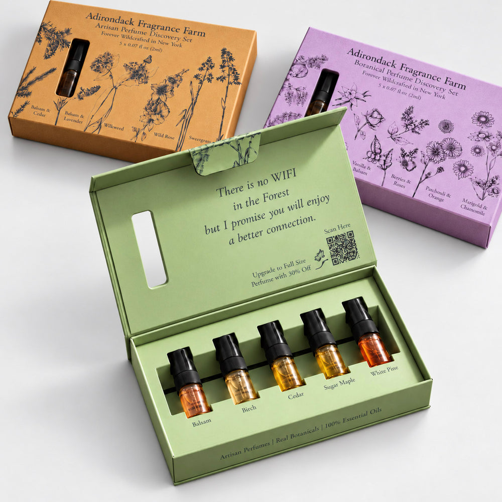 Complete Perfume Discovery Trio - Handcrafted by Adirondack Fragrance & Flavor Farm