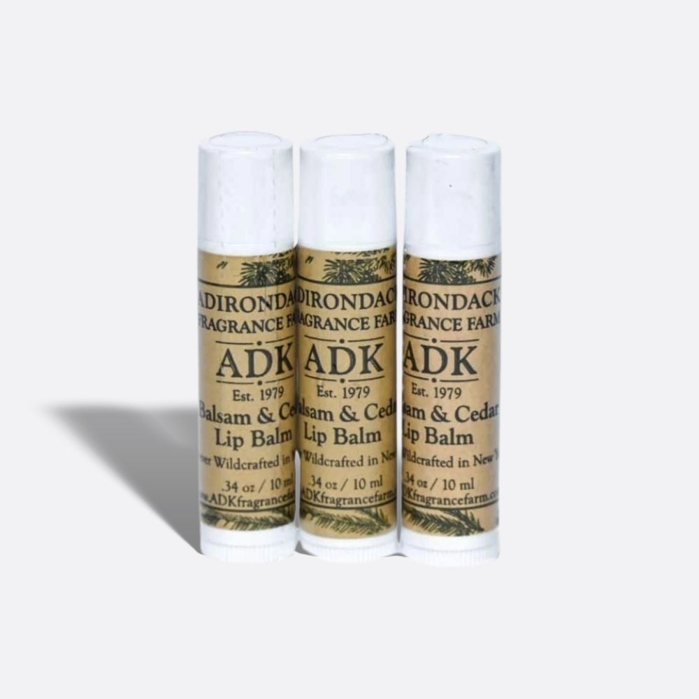 Balsam Cedar Lip Balm with ADK Label