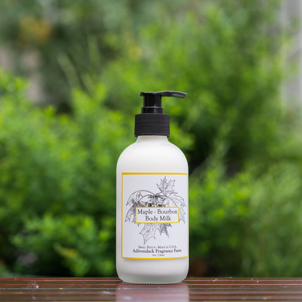 Lait corporel à l'érable et au bourbon 8 oz 