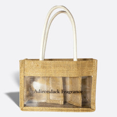 Sac à bougie en toile de jute