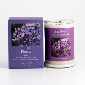 Lilac Candle Boxed