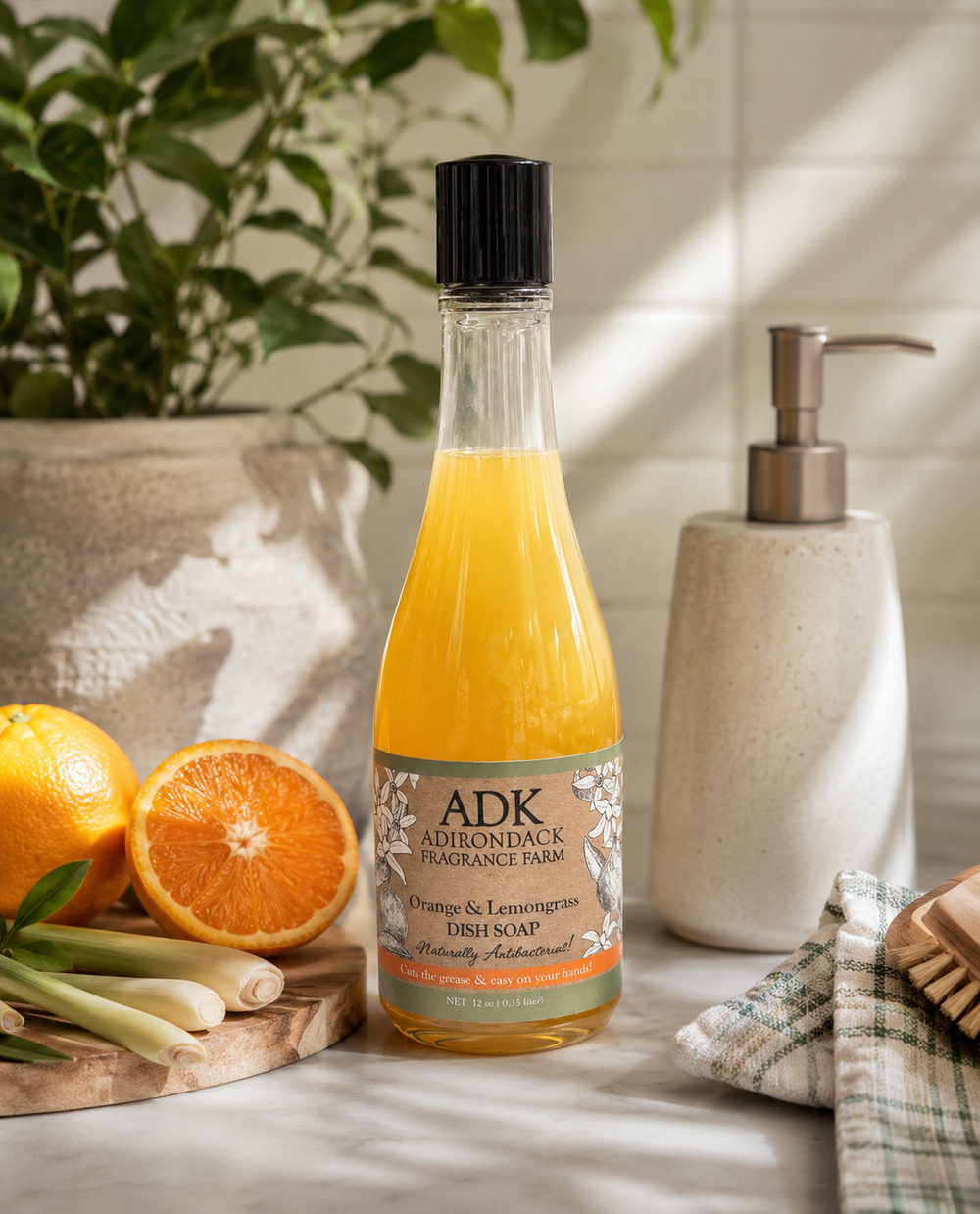 Orange & Lemongrass Dish Soap