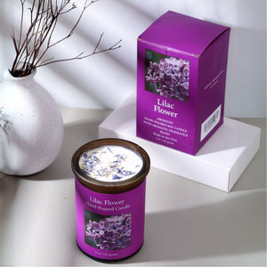Lilac Candle Boxed