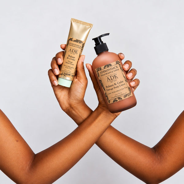 Balsam & Cedar Vintage Hand Cream & Body Lotion Duo | 2.3 oz + 8 oz
