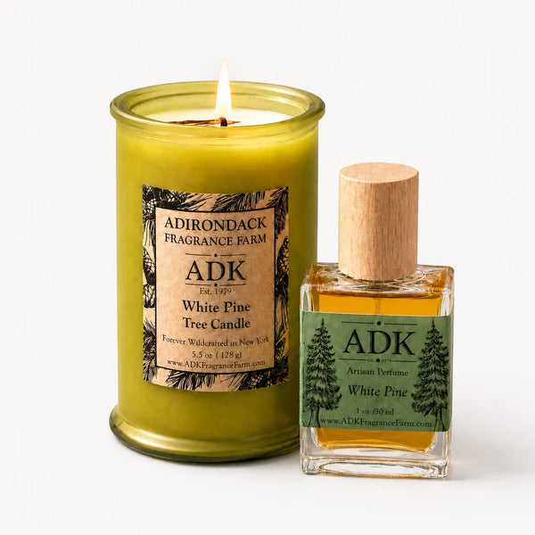 White Pine Candle & Perfume Set