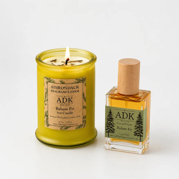 Balsam Fir Candle & Perfume Set