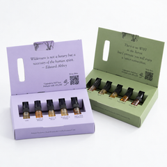 Botanical & Forest Serenity Perfume Discovery Duo | 10 Travel-Size Perfumes (0.07 oz × 10)