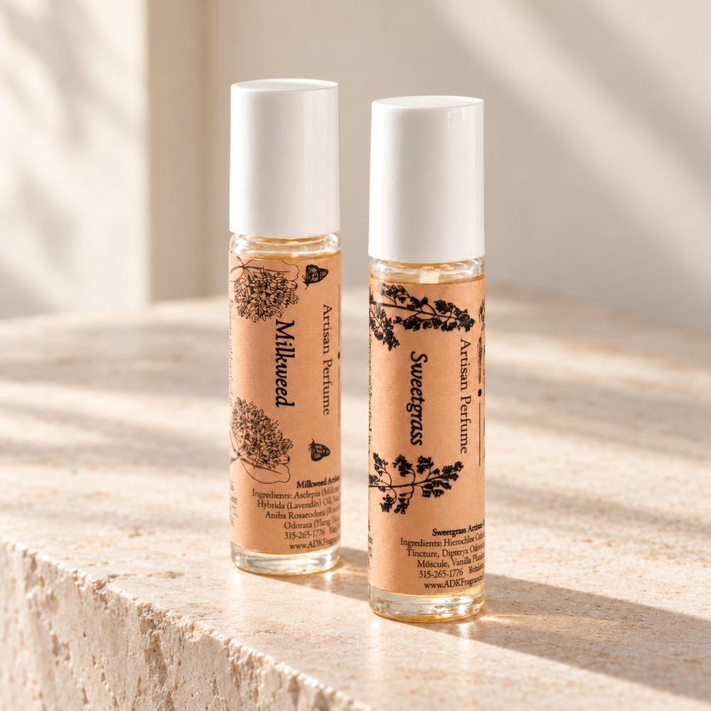 Signature Perfume Roller Duo - Handcrafted by Adirondack Fragrance & Flavor Farm