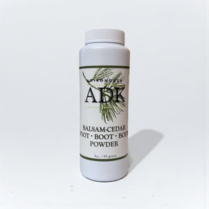 Balsam & Cedar Foot Boot Body Powder 3 oz