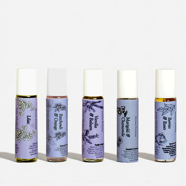 Botanical Perfume Roller Discovery Set 0.33 oz x 5